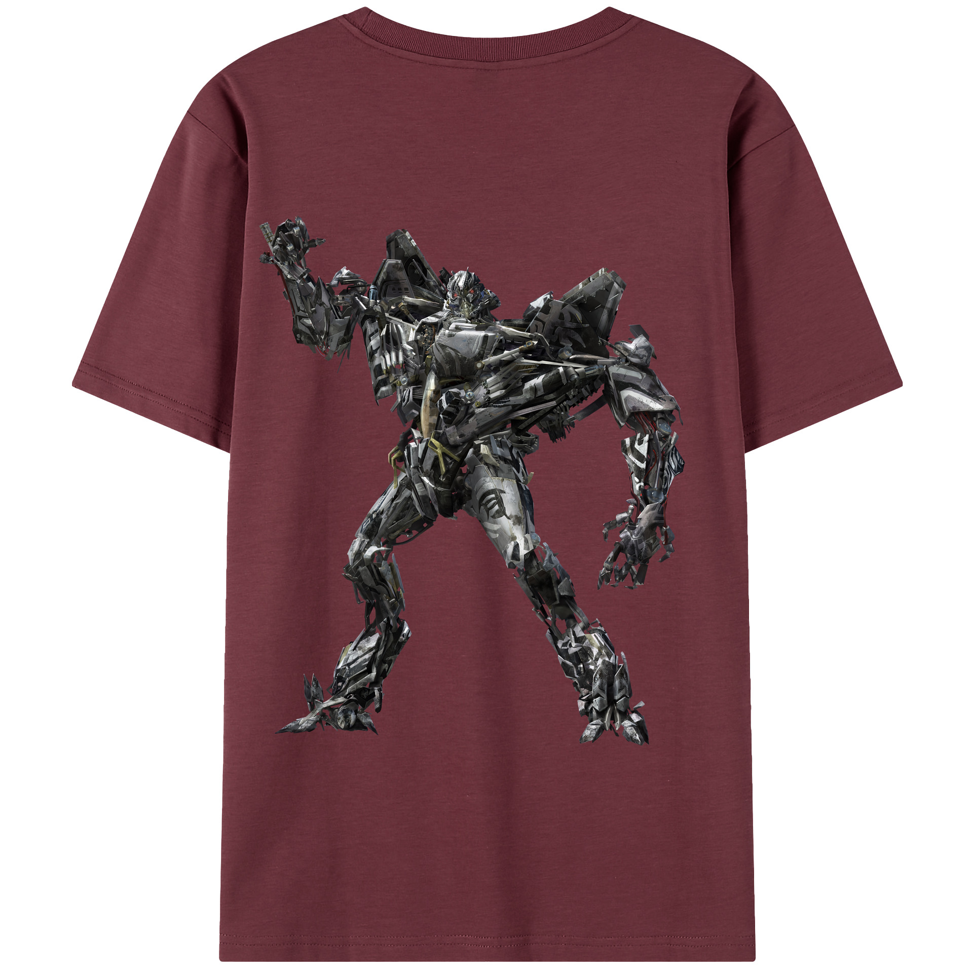 （画像用） Transformers トランスフォーマー 綿100％半袖Tシャツ（背面プリント）